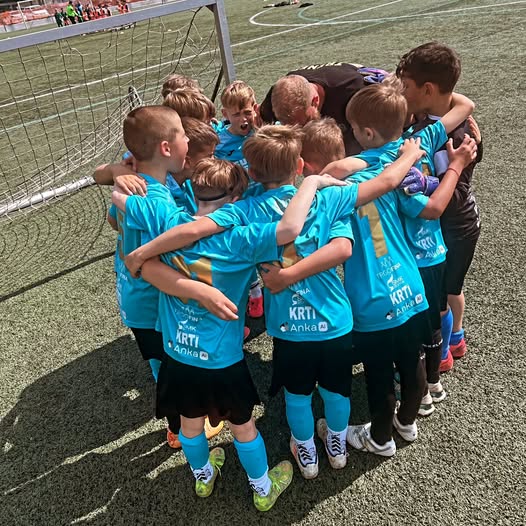 Mladi igralci NK Dolomiti Frogs